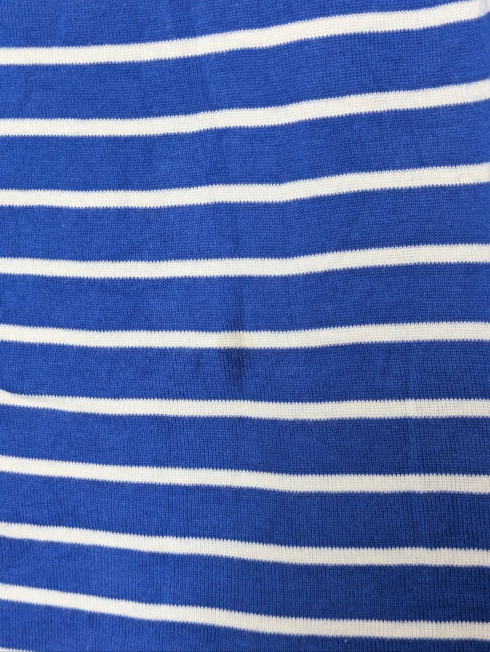 Hanna Andersson Blue Stripe Sleeveless Shirt 130 8